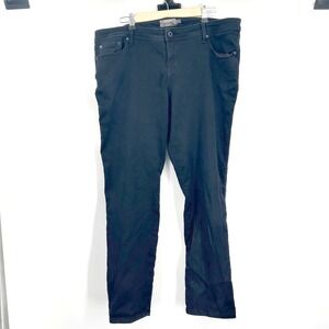Torrid‎ Luxe Skinny Jeans Womens 18T Black Stretch Mid Rise Denim Pants 595